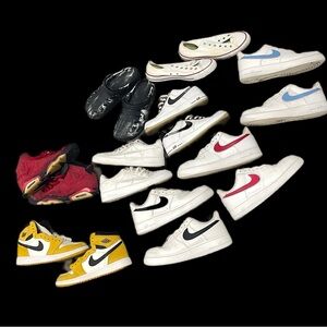 Jordan retro Nike Air Force 1 shoe bundle Beater box